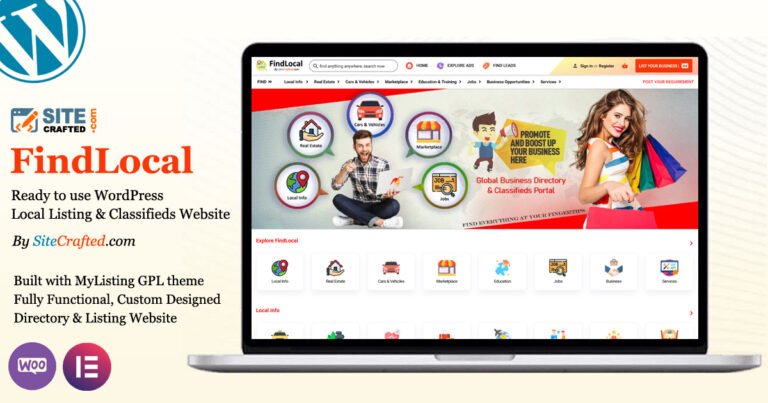Local Listing & Classifieds Website