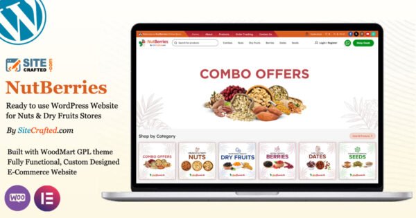 Nuts & Dry Fruits Store Website